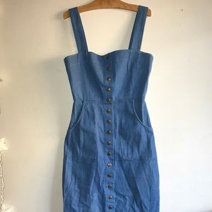 Clayton Denim Button Down Dress